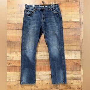 Wrangler Retro  Men's Dark Blue Slim Straight Jeans Size 38/33